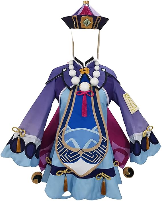 Game Genshin Impact Cosplay Costume Qiqi Dress