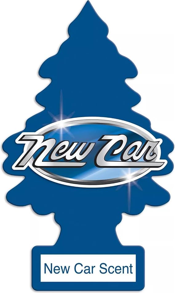 LITTLE TREES Car Air Freshener | Hanging Paper Tree for Home or Car | New Car Scent | 2 Pack