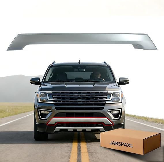 Front Lower Bumper Cover Trim Molding Compatible with Ford Expedition 2018-2022, OEM Style Front Bumper Guard Cover Molding for Ford Expedition JL1Z8419BA JL1Z8419BA FO1044146, Chrome Plated Silvery
