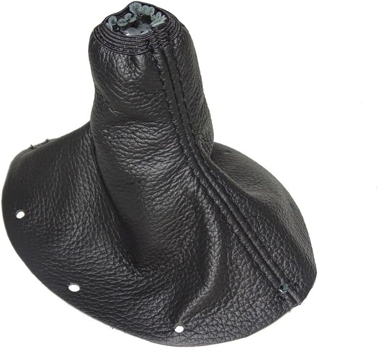 for Audi TT 1998-2006 Shift Boot Black Genuine Leather