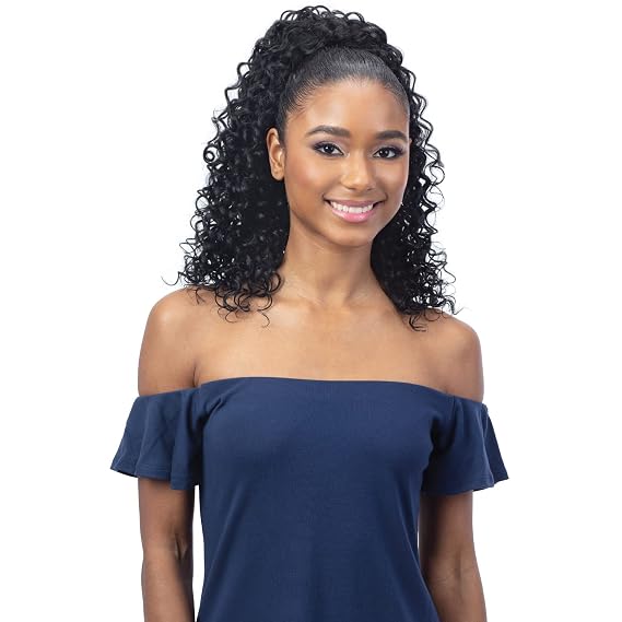 FREE TRESS Organique Drawstring Ponytail Sunny deep 14" (1)