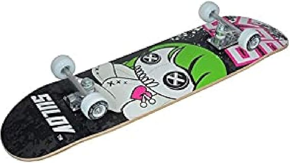 Kids Skateboard Top White 31x8
