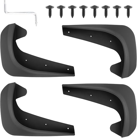 4PCs Car Mud Flaps,Splash Guards Protective Fender,Front and Rear Mudguard