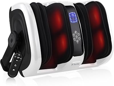 Shiatsu Foot Massager with Heat, Feet Massager for Neuropathy, Plantar Fasciitis and Pain Relief, Deep Kneading and Rolling Massage for FeetCalfLegAnkle,Gifts for Women Men