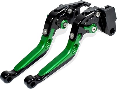 Retractable Foldable Brake Lever Clutch Lever for BMW F900 F900R F900XR 2020-2023, CNC Aluminum Alloy Made Green