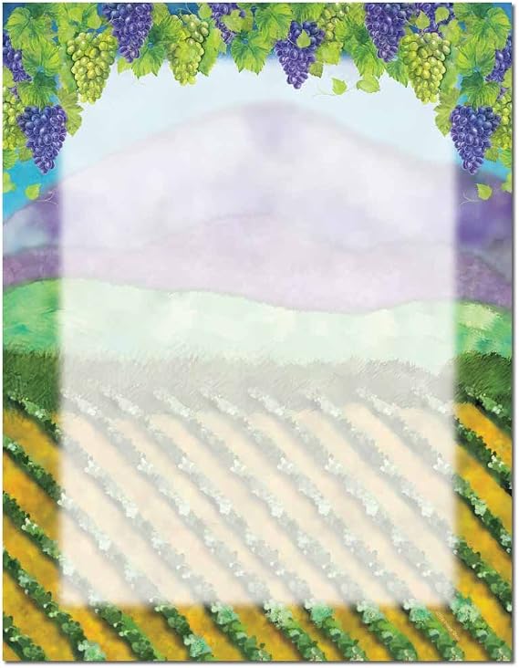 Virginia's Vineyard Letterhead Laser & Inkjet Printer Paper, 25 pack