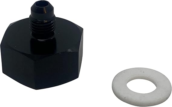 -4AN Nitrous Bottle Nut CGA 660 for NOS Nitrous Bottle with Teflon Washer