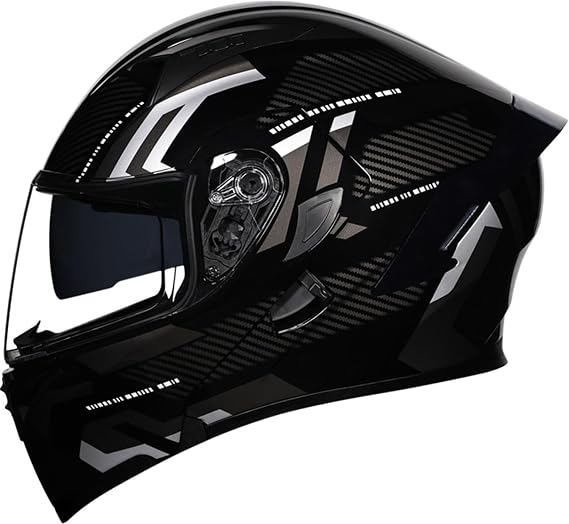 Modular Full Face Helmet with Quick Release Buckle Flip-Up Motorcycle Helmet with Double Layer Inner Visor DOT/ECE Approved for Men Women Dirt Bike Racing