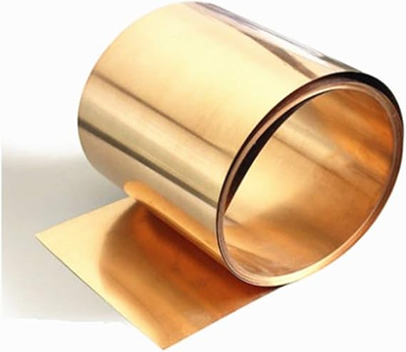 0.08-0.8mm Thick Beryllium Copper Sheet, Beryllium Bronze Strip, Corrosion Resistant, Industrial Metal Material for Research and Development (T*W*L) (Color : 0.25x200x200mm)