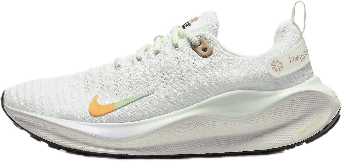Nike InfinityRN 4 Women's Road Running Shoes (HF5730-191, White/Sail/Vapor Green/Multi-Color) Size 7