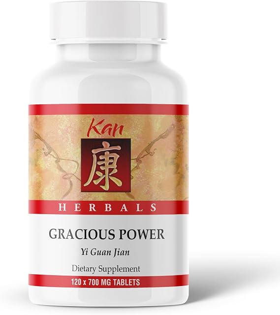 Kan Herb Company Gracious Power Traditional Chinese Herbal Formula with Rehmannia and Dong Quai to Nourish Yin, Support Relaxed Mood, and Promote Smooth Qi Flow for Daily Balance, 120 Tablets