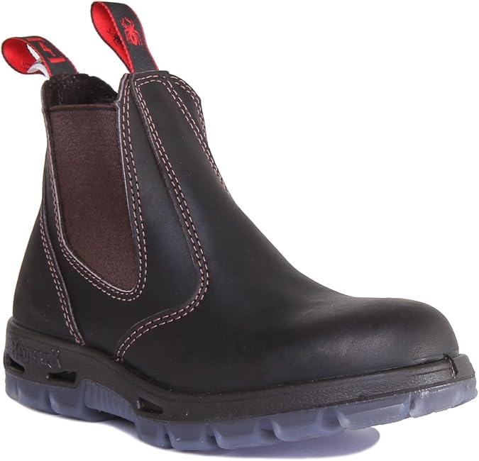 Red Back Ubok Women's Bobcat Soft Toe Chelsea 3-7 Ankle Boots