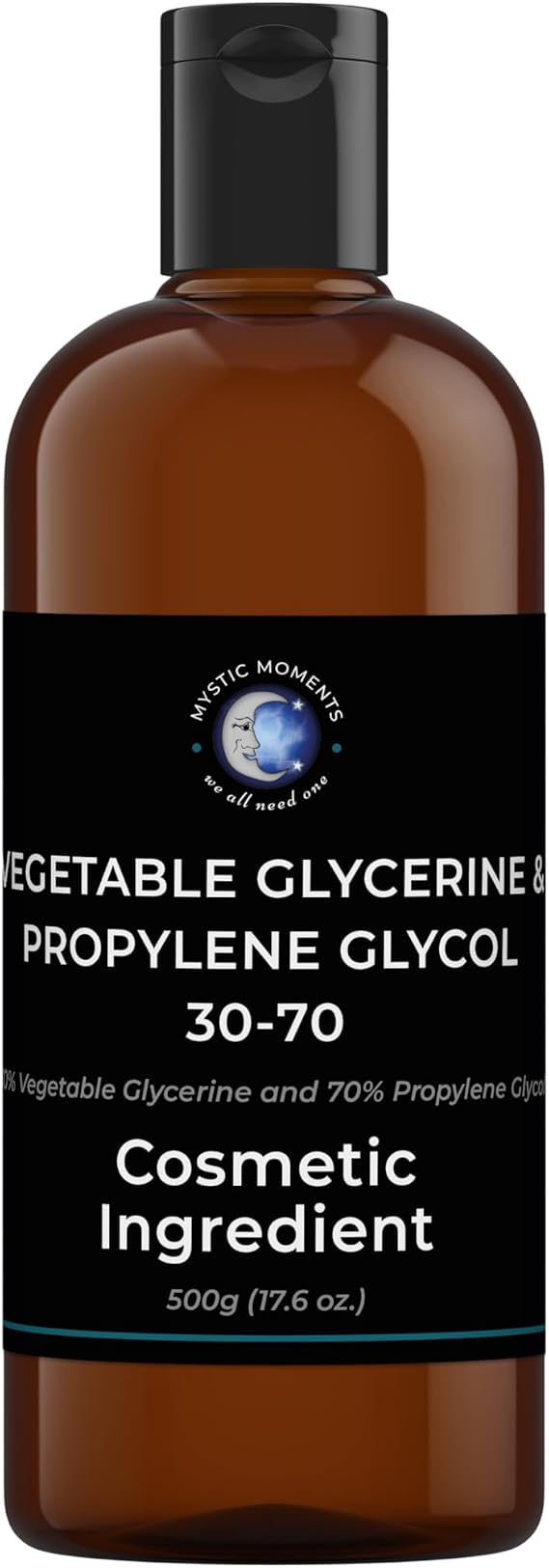 Mystic Moments | VGPG 30-70 Base Mix | 1Kg | Unflavoured premixed base containing 30% vegetable glycerine and 70% USP/EP grade propylene glycol.