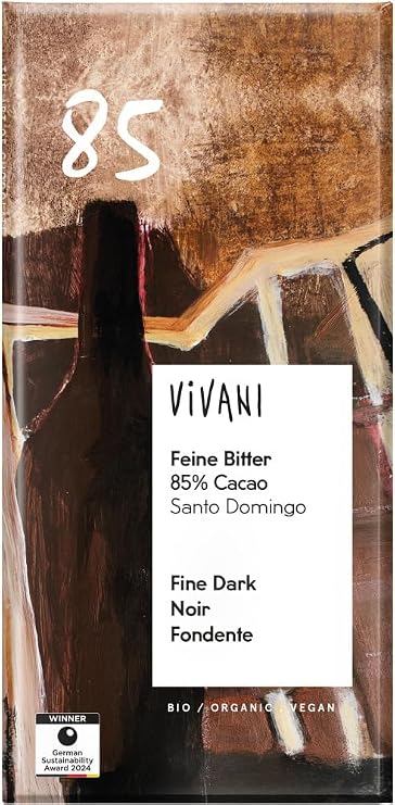 Vivani Organic Dark Chocolate with 85% Coco 100 g