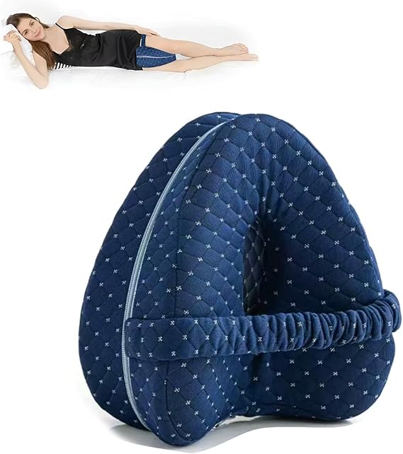 Knee Pillow for Side Sleepers, Memory Foam Leg Pillow