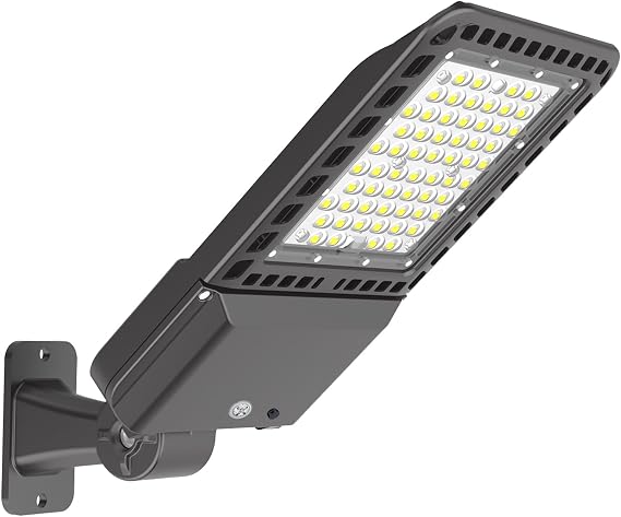 300W LED Parking Lot Light Outdoor with Arm Mount,Dusk-to-Dawn,28000LM 5000K LED Shoebox Arm Mount Lights for Street Sports Driveway,IP65 Waterproof,ETL Listed(1pack)