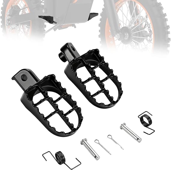 Electric Dirt Bike Foot Pegs Compatible Fit for Tutti Soleil 01 Tuttio Soleil01 GB SF BF ARC, Non-Slip Footpegs Easy Installation