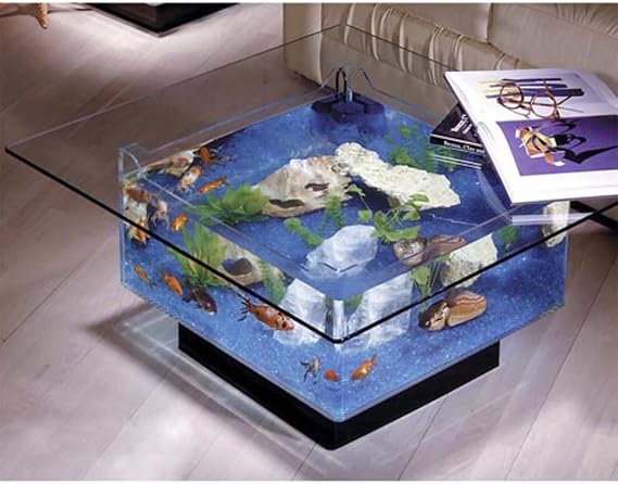 Fountain 25 Gallon Aqua Coffee Table Aquarium Tank