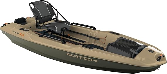 Pelican Catch PWR 100 - Sit-on-Top Fishing Kayak - Ergo360 Seating System - 10 ft