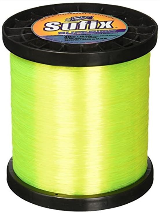 Sufix Superior Spool Size Fishing Line (Yellow, 40-Pound)