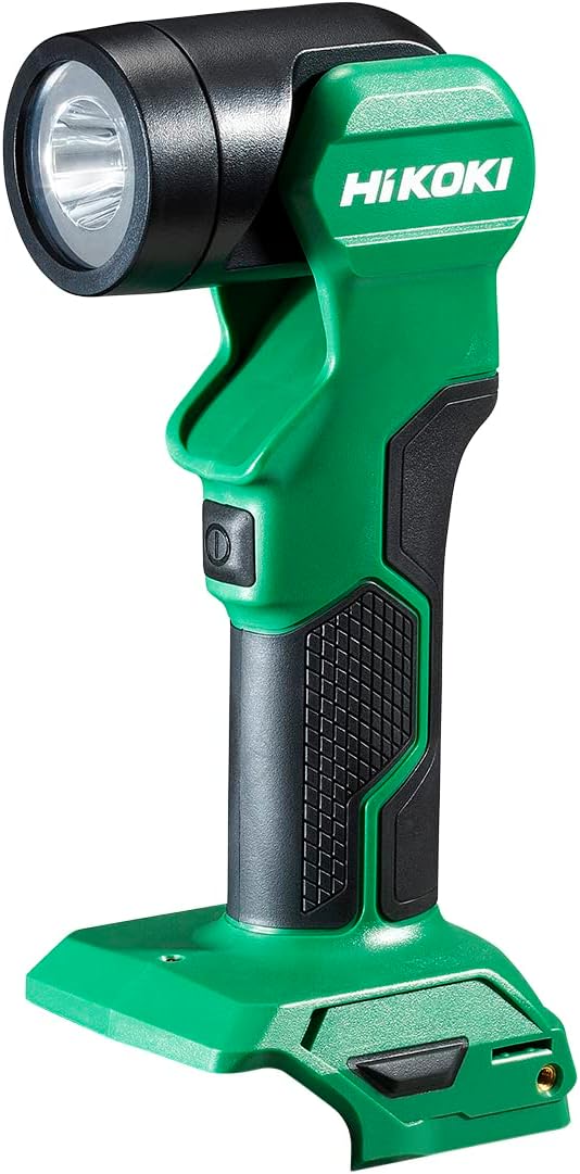HiKOKI ハイコーキ 14.418V Rechargeable LED Flashlight, Max 250lm, 2-Step Dimming Function, Battery and Charger Sold Separately UB18DE NN