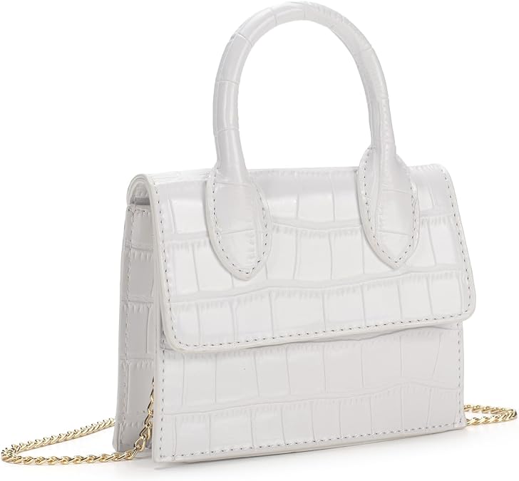 Tiny Purse Mini Bags, Mini Crossbody Bag for Women, Cute Small Purse with Top Handle, Trendy Handbag