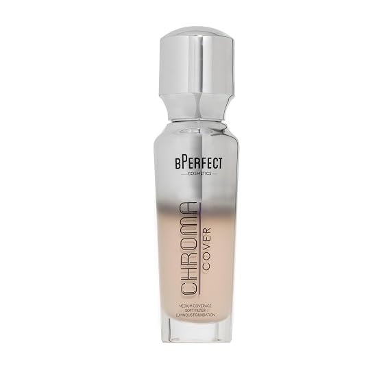 BPerfect Chroma Cover Luminous Foundation - Radiant Filter Finish, Buildable Coverage - Shade 4 - C2 Light Cool Pink Tone