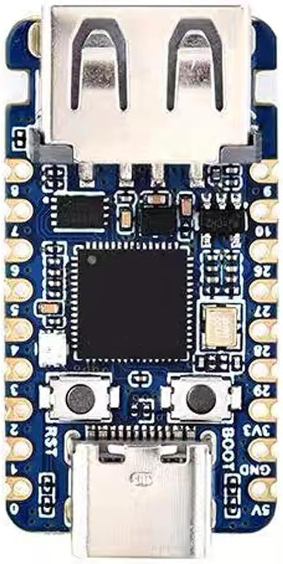 RP2350 Development Board Compact 33 X 17.5mm USB Type-a Plug 2Mb Storage 520KB Memory for Embedded Learning Prototype Wiring Tasks