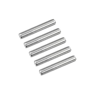 MECCANIXITY Fully Threaded Rod M8 x 45mm 1.25mm Thread Pitch 304 Stainless Steel Right Hand Threaded Rods Bar Studs 15 Pack