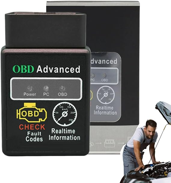 Car Diagnostic Scanner AutomotiveCircuitTesterTestMeasureInspectInstrument | Wireless Code Reader Scan Tool Repair Service Troubleshooting Emissions Inspection for Motorcycle Marine Workshop Garag