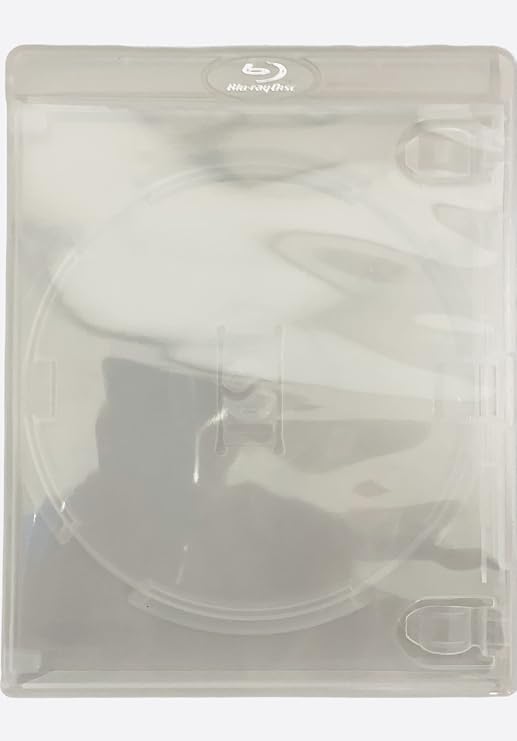 10 x Dragon Trading Replacement PS3 Game Disc Cases – 14mm Spine with Booklet Clips &amp; Clear Outer Sleeve for Cover Art – Standard Size Empty Game Cases