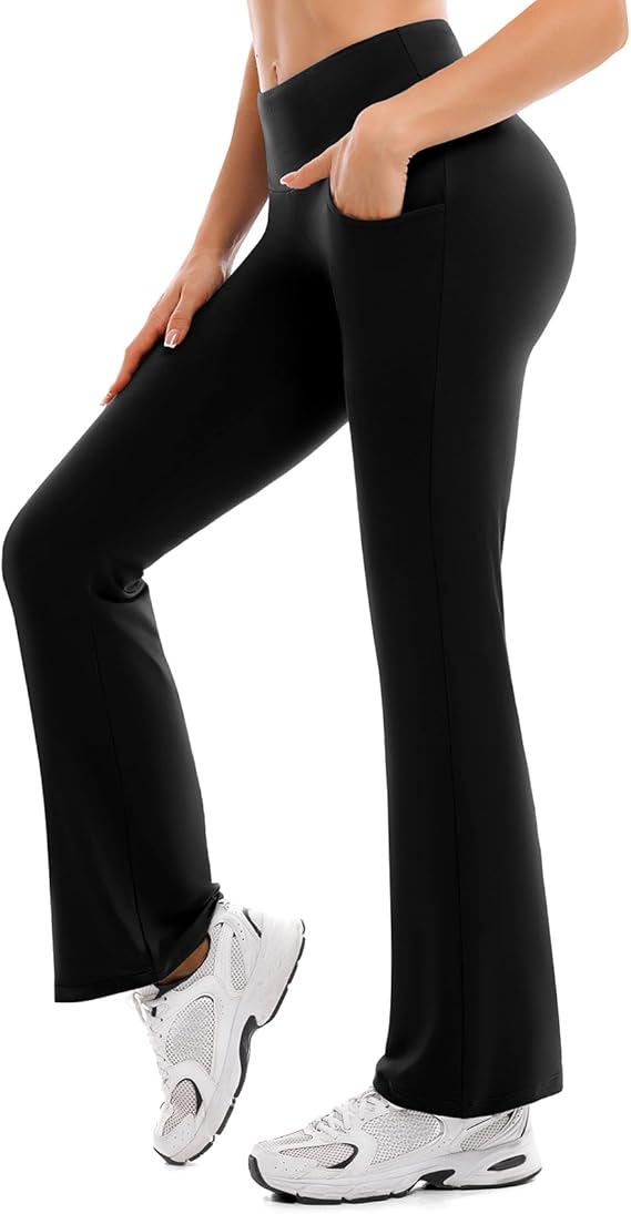 Ipletix Flare Leggings for Women Dress Yoga Pants