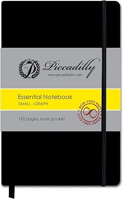 Essential Small Graph Journal-Black
