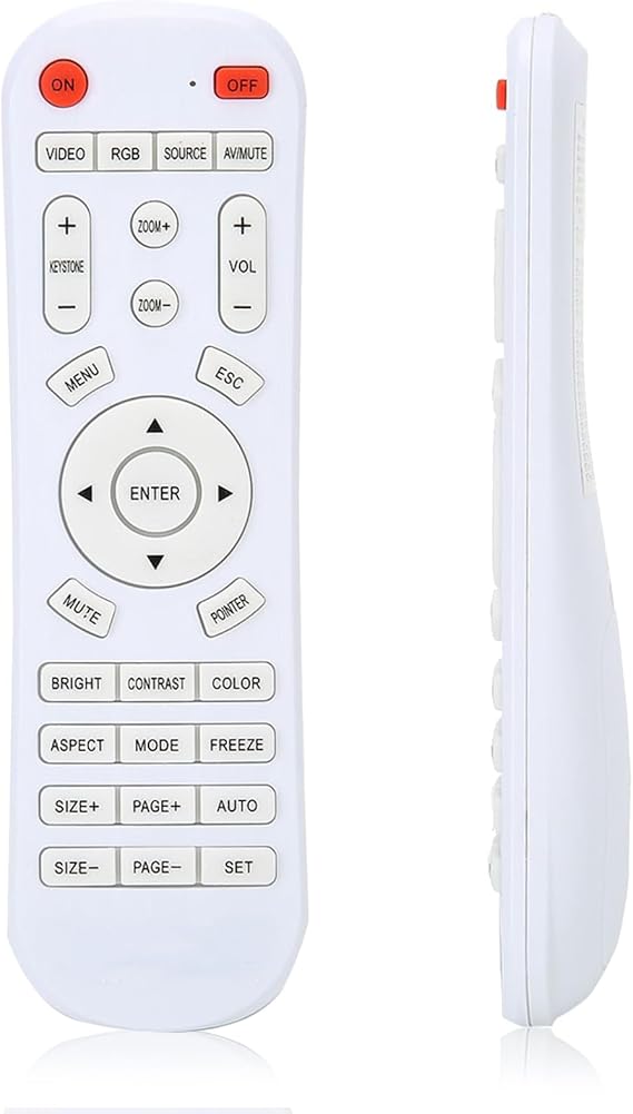 Socobeta Remote Control Projector Remote Control Universal Remote Controller Wireless Remote Control Replacement for Projector