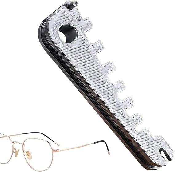 Nebulith Glasses Frame Adjustment Tools,Tool for Straightening Glasses Temples,Eyeglass Temple Curvature Adjuster Tool,Manual Eyeglasses Legs Adjusting Bending Tool,for Glasses Temples and Nose Pads