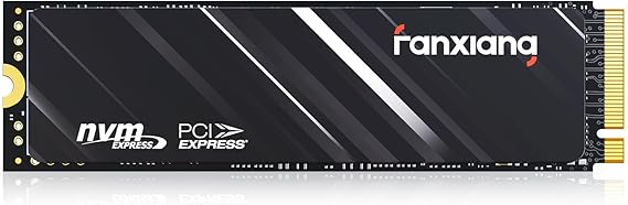 fanxiang 1TB NVMe M.2 2280 SSD, Up to 3300MB/s, PCIe Gen3 x4 | Graphite Cooling Sticker, Internal Solid State Drives, Desktop & Laptop Compatible, S501Q