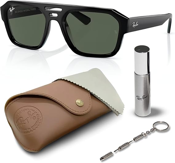 Ray-Ban RB4397 CORRIGAN BIO-BASED Sunglasses with Official Eyewear Kit