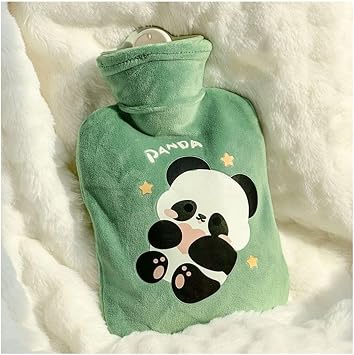 PEKJI Cute Plush hot Water Bottle Water-Filled Warm Water Bottle 500ml Portable Hand Warmer Winter hot Water Bag with Cover