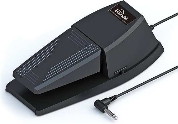 Sounddi Sustain Pedal for Keyboard with Polarity Switch, for Yamaha, Roland, Casio, Korg, Midi Keyboard and Digital Piano-Acoustic Piano'S Sustain Pedal