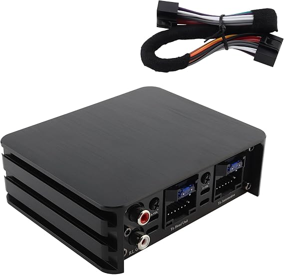 4-Channel Full-Range Amplifier, 4 Channel 80W x 4 Class A/B Audio Modification Power Amplifier Digital Sound Processor for Android Car Player