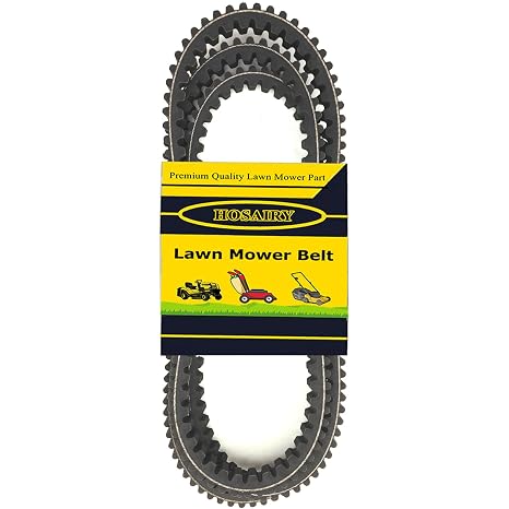 Lawn Mower Doubled Cogged Belt M154897 M172924 for John Deere X300 X304 X320 X324 X340 X360 X500 X520 X530 X534 X540 X590 Tractors (5/8 x 66.5 inch)