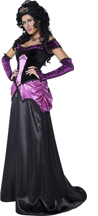Smiffy's Women's Countess Nocturne with Dress and Gloves