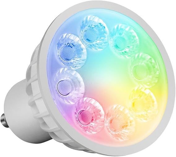 BSOD Smart LED Light Bulb Mi Light GU10 RGB CCT 4W Spotlight with Remote Controller Dimmable (1 Bulb)