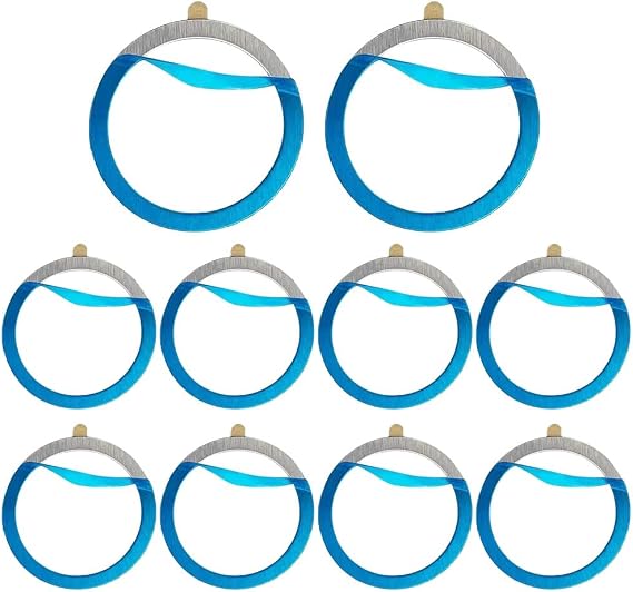 Metal Rings for Phone case,Metal Plate for Magnetic Car Mount,Charging Magnetic Ring for Wireless Charger Case,Compatible with iPhone/Samsung/Android,Phone Holder Conversion Accessories (10 Silver)