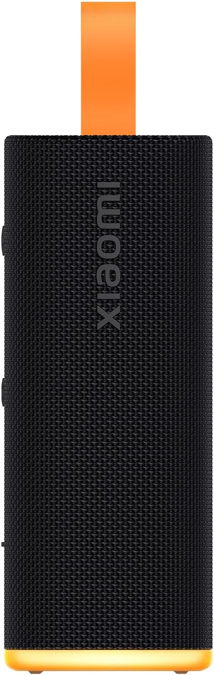 XIAOMI Sound Play Portable Bluetooth Speaker, 18W Powerful Stereo Sound, Auracast Multi-Speaker, RGB Ambient Light, Up to 14 Hours Playtime, IP68 Waterproof TWS Pairing, Outdoor - Black