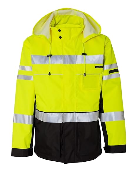 ML Kishigo Black Series 2-in-1 Jacket M Lime