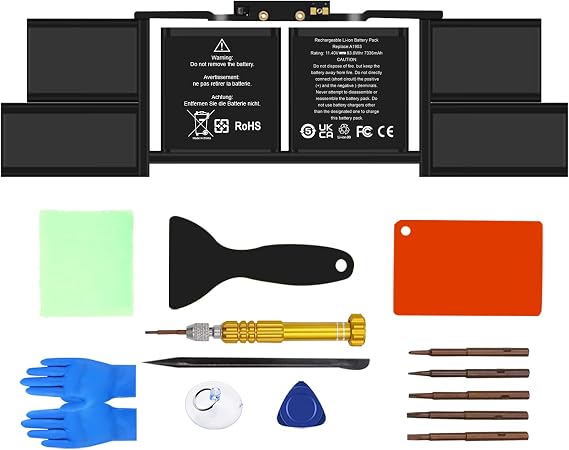 A1953 A1990 MacBook Pro Battery Replacement, A1953 Battery for MacBook Pro 15 Inch A1990 (Mid 2018 2019) (EMC 3215 3359)