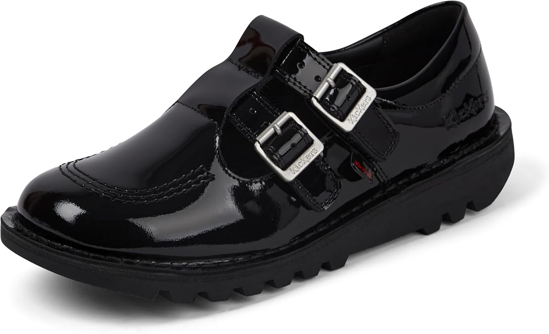 Kickers Women's Kick T Bar Double Leather Shoes