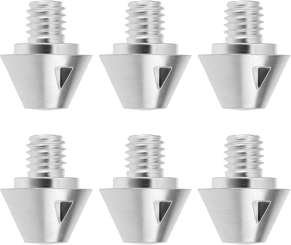 SING F LTD 6 Pcs Football Shoe Studs M6x8mm Compatible with adidas Predator Nemeziz Adizero F50