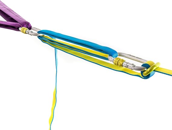 SPIDER SLACKLINES Longline Slackline Kit - Primitive 30m – Full set for walking line with carabiners, tensioning slings, rings, and carry bag. Perfect for training, outdoor fun, and fitness